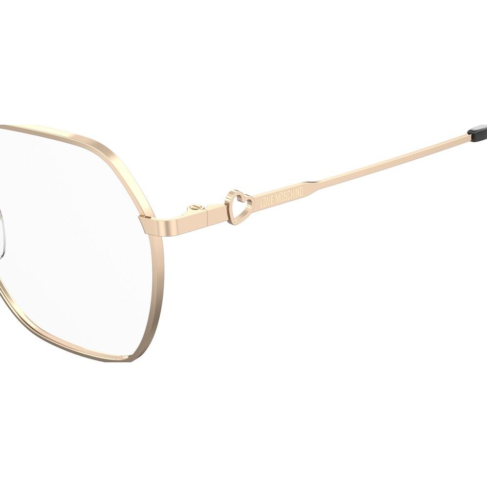 Occhiali da Vista Love Moschino MOL614 000 in Metallo Donna 52 mm 3/3