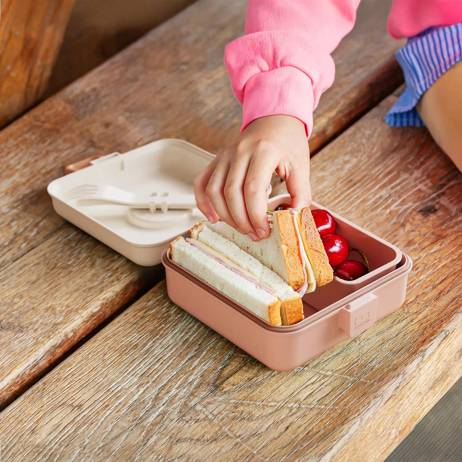 Sandwich/snack box 850ml|Kids|School, picnic, hiking|Snacky 5/5