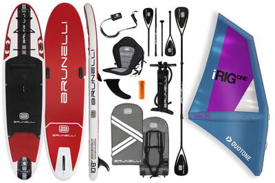 Tavola iSUP gonfiabile 10.8 SUP con kit vela iRIG M