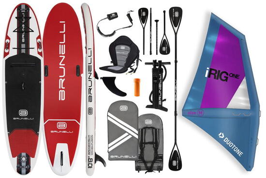 Tavola iSUP gonfiabile 10.8 SUP con kit vela iRIG M