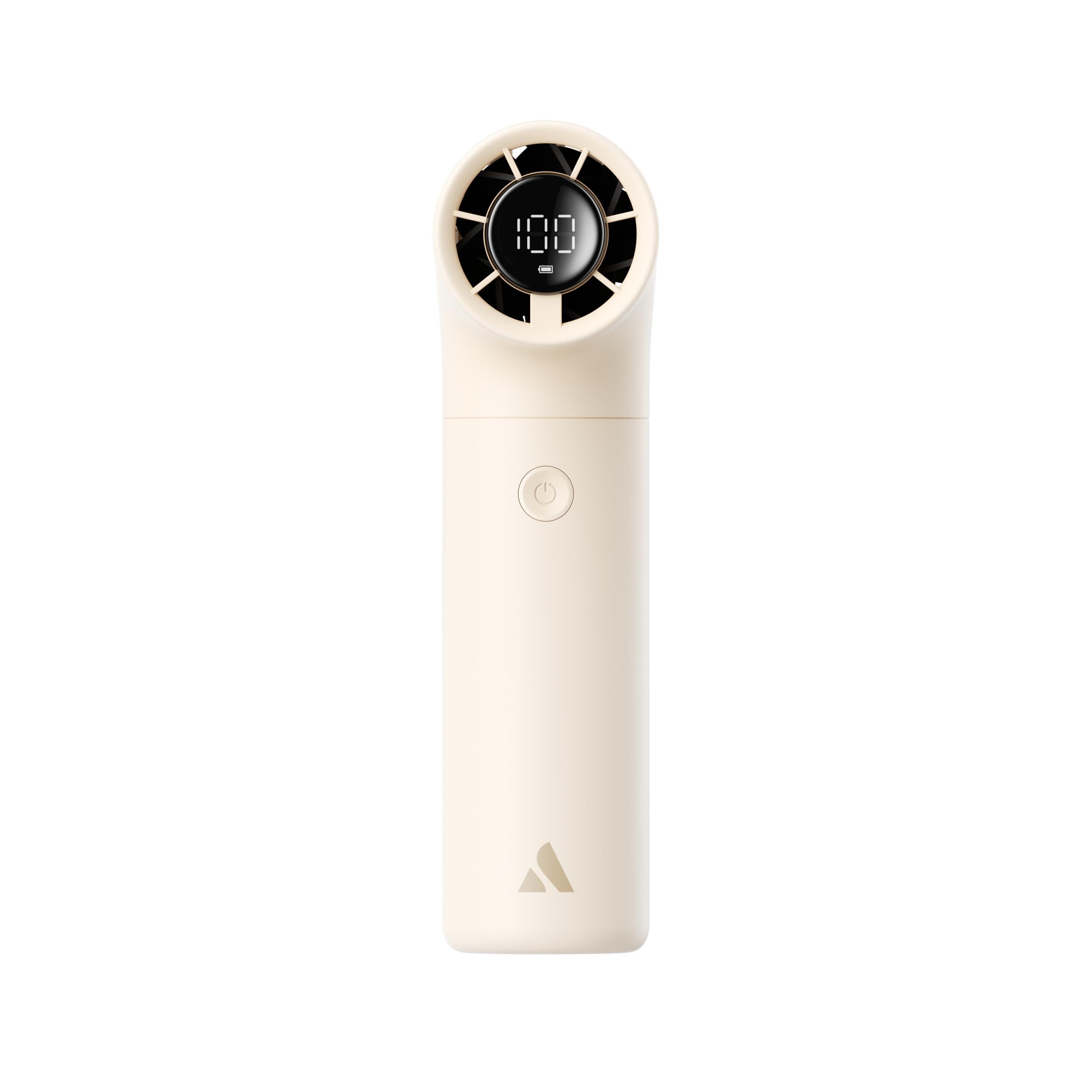 handventilator - compact, 4 snelheden - aecooly aero - beige 2/4