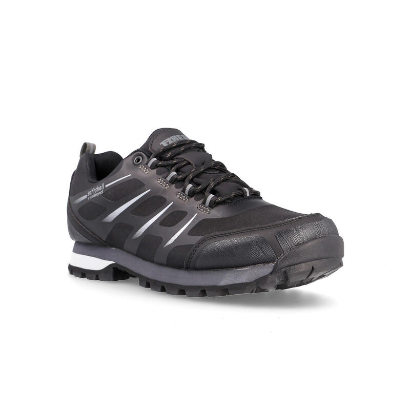 trekking con cordones hombre negro Decathlon