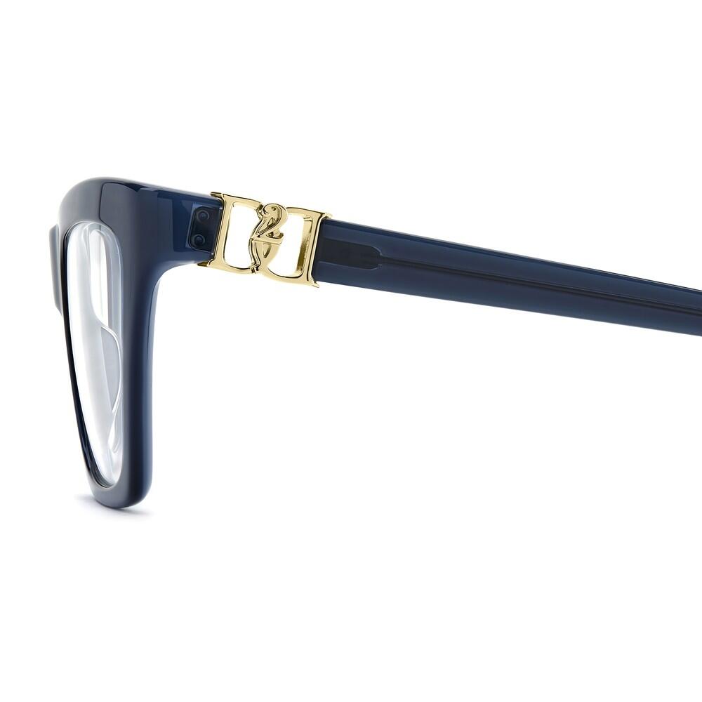 Bril op Sterkte Dsquared2 D2 0208 ZX9 van Acetaat Dames 54 mm 3/4