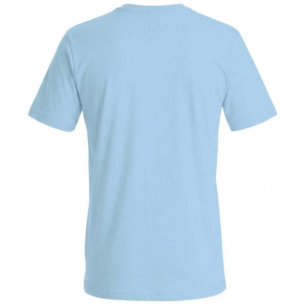 Tshirt À Manches Courtes Coupe Cintrée Pour Homme (Bleu Ciel) 2/2