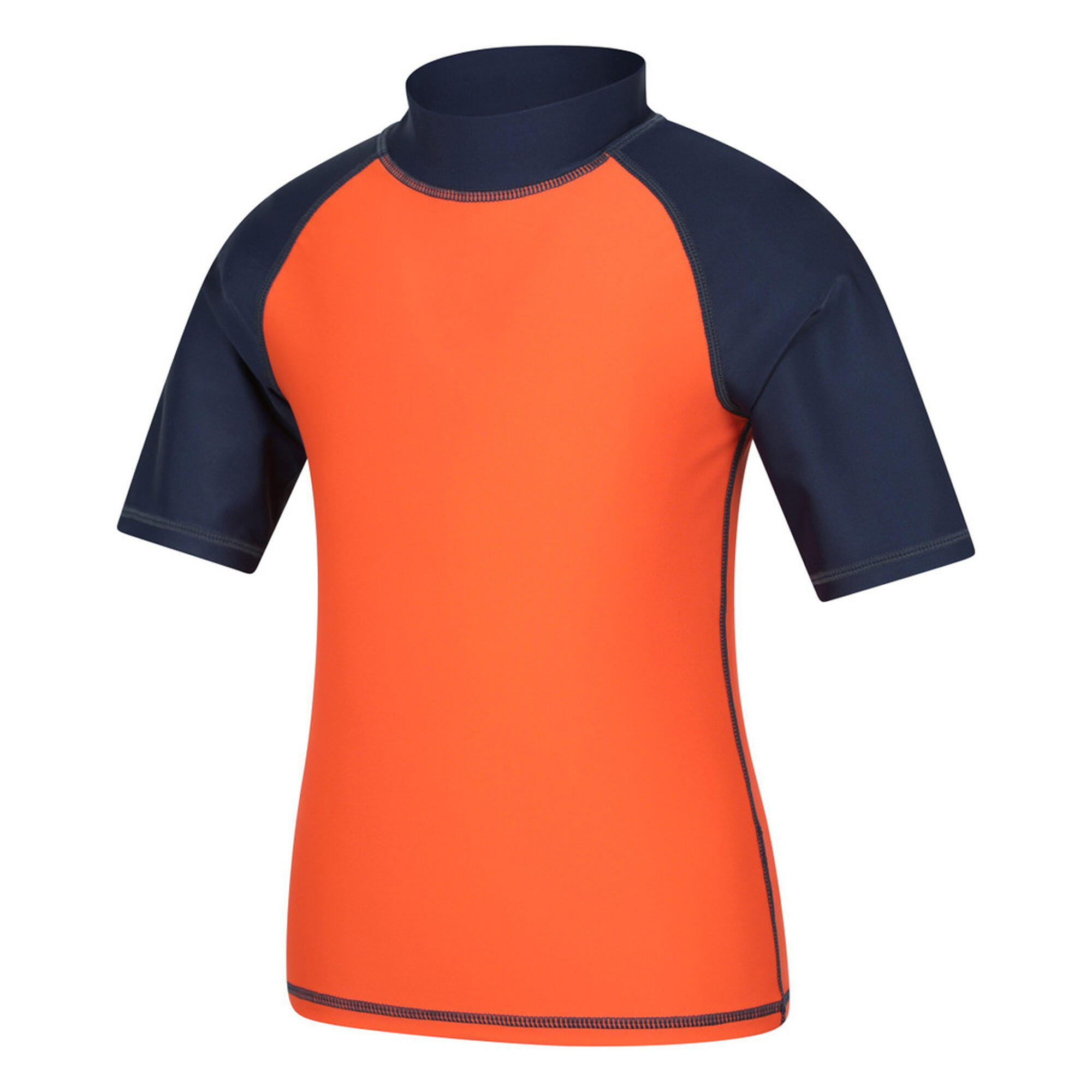 Haut De Natation Enfant (Orange Foncé) 4/5