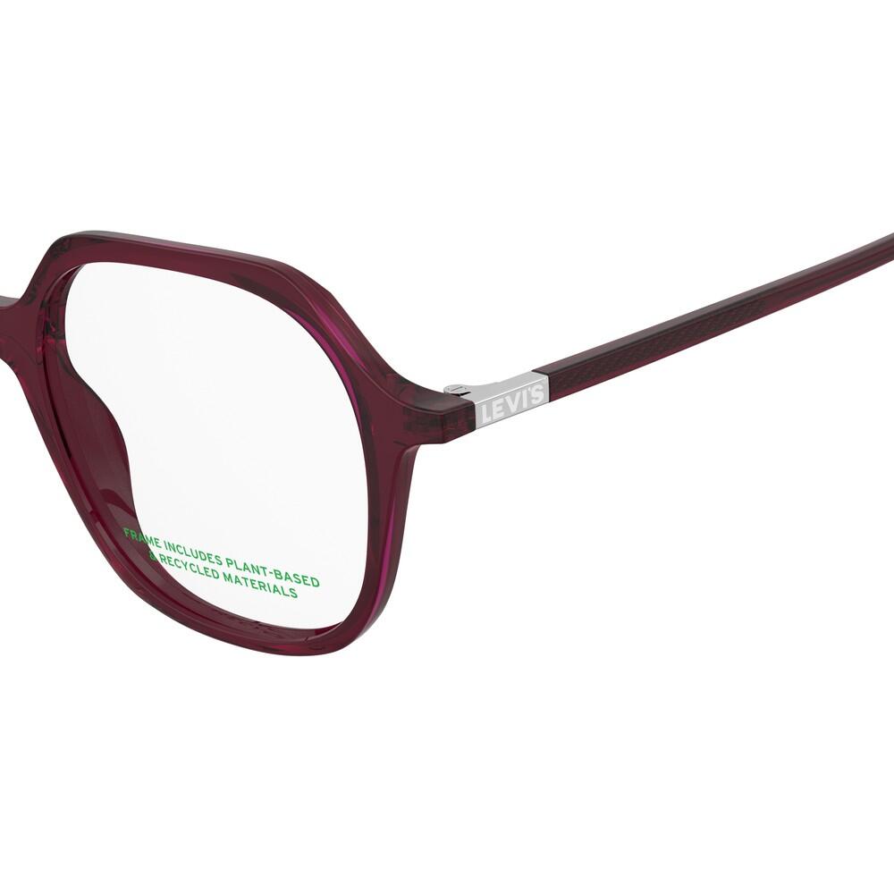 Bril op Sterkte Levi'S LV 1098 C9A van Acetaat Dames 50 mm 3/3