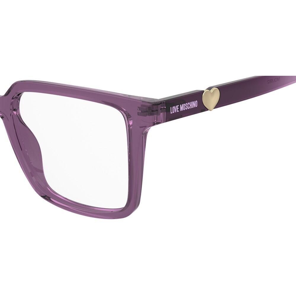 Lunettes de Vue Love Moschino MOL682 B3V en TR90 Femme 52 mm 3/3