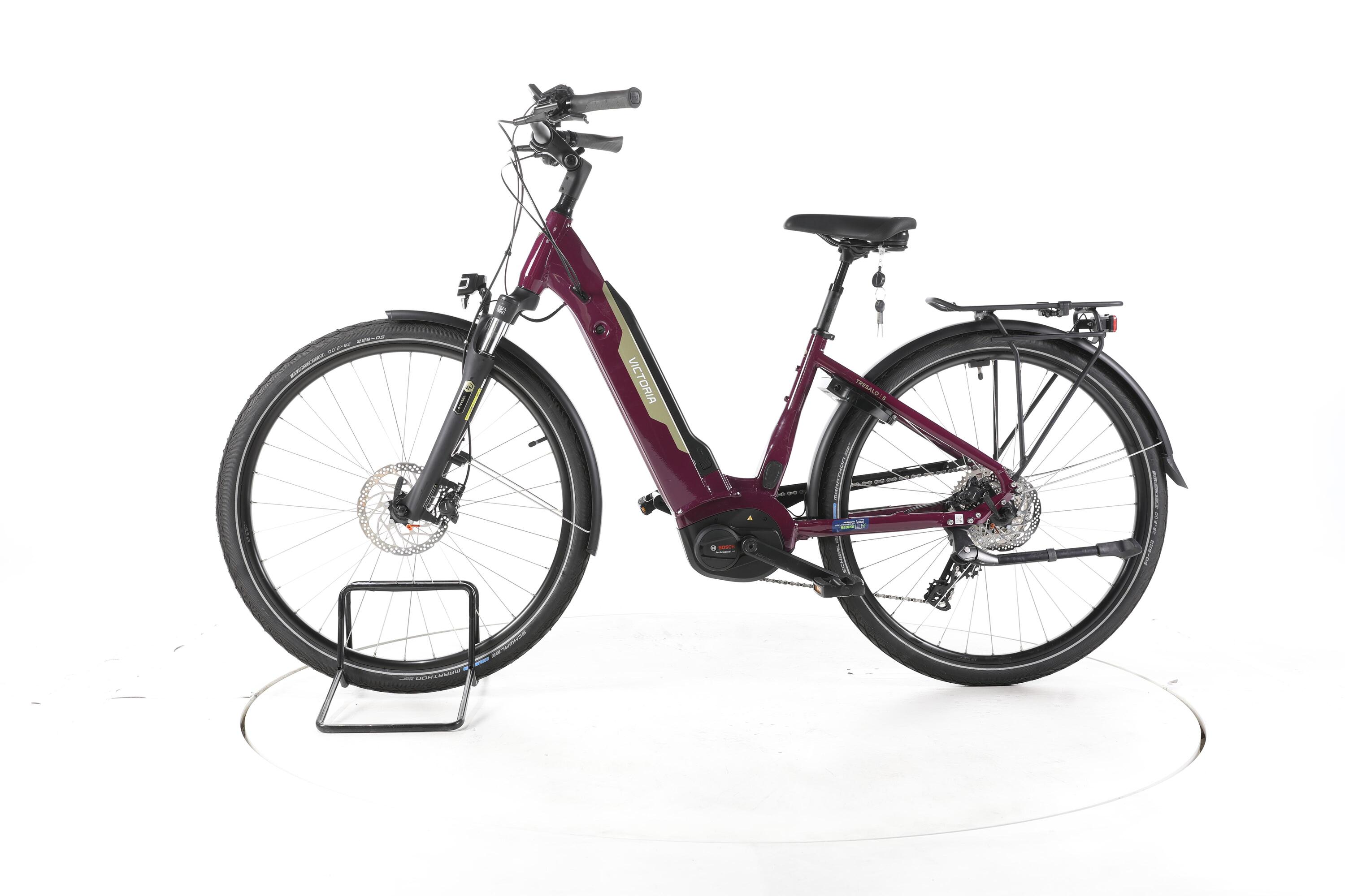 Tweedehands - Victoria Tresalo 6 Trekking E-Bike Lage instap - Zeer goed 6/7