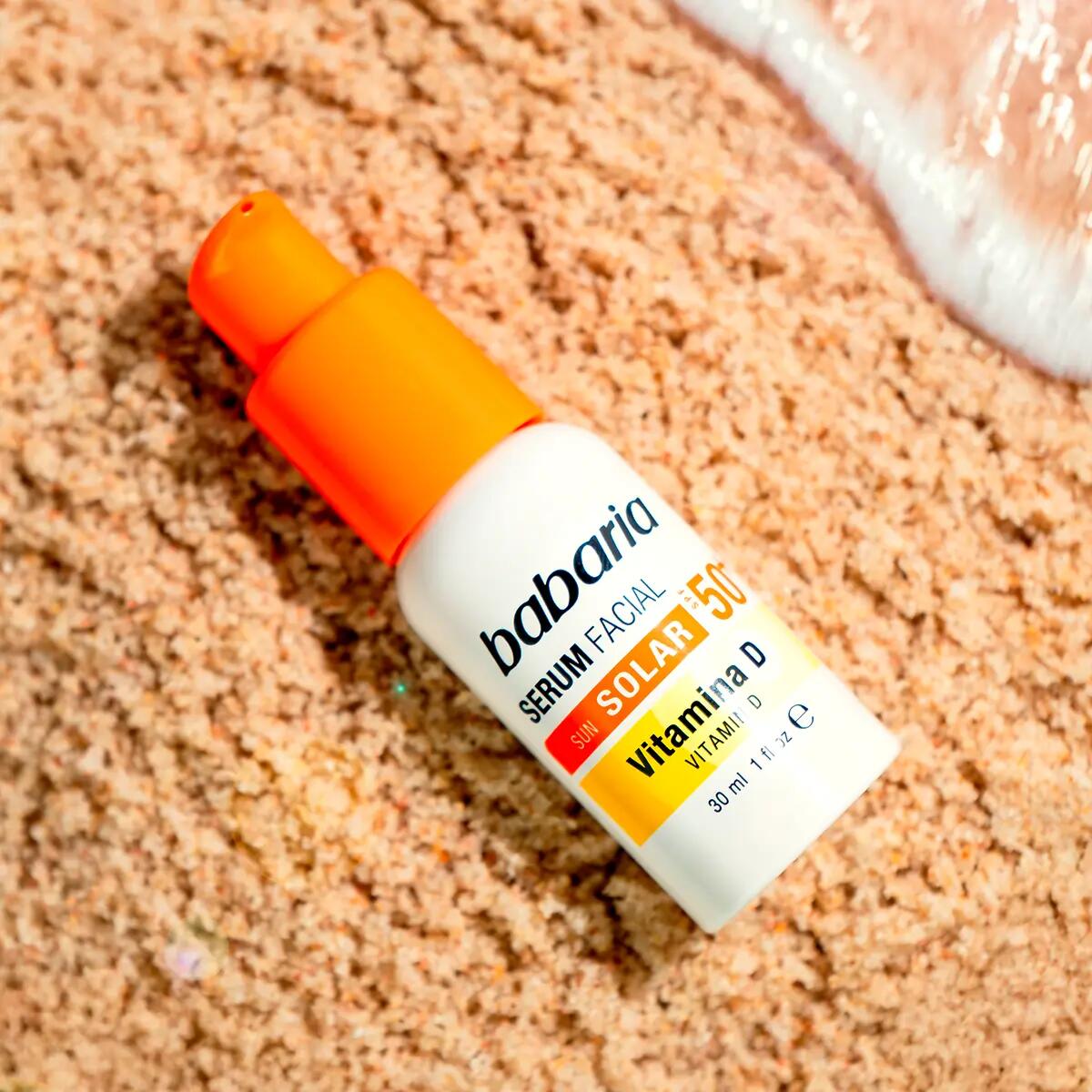 BABARIA Sérum facial + Spray solar SPF30 con Vitamina D 7/7