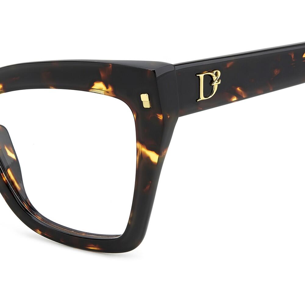Bril op Sterkte Dsquared2 D2 0152 086 van Acetaat Dames 54 mm 3/3