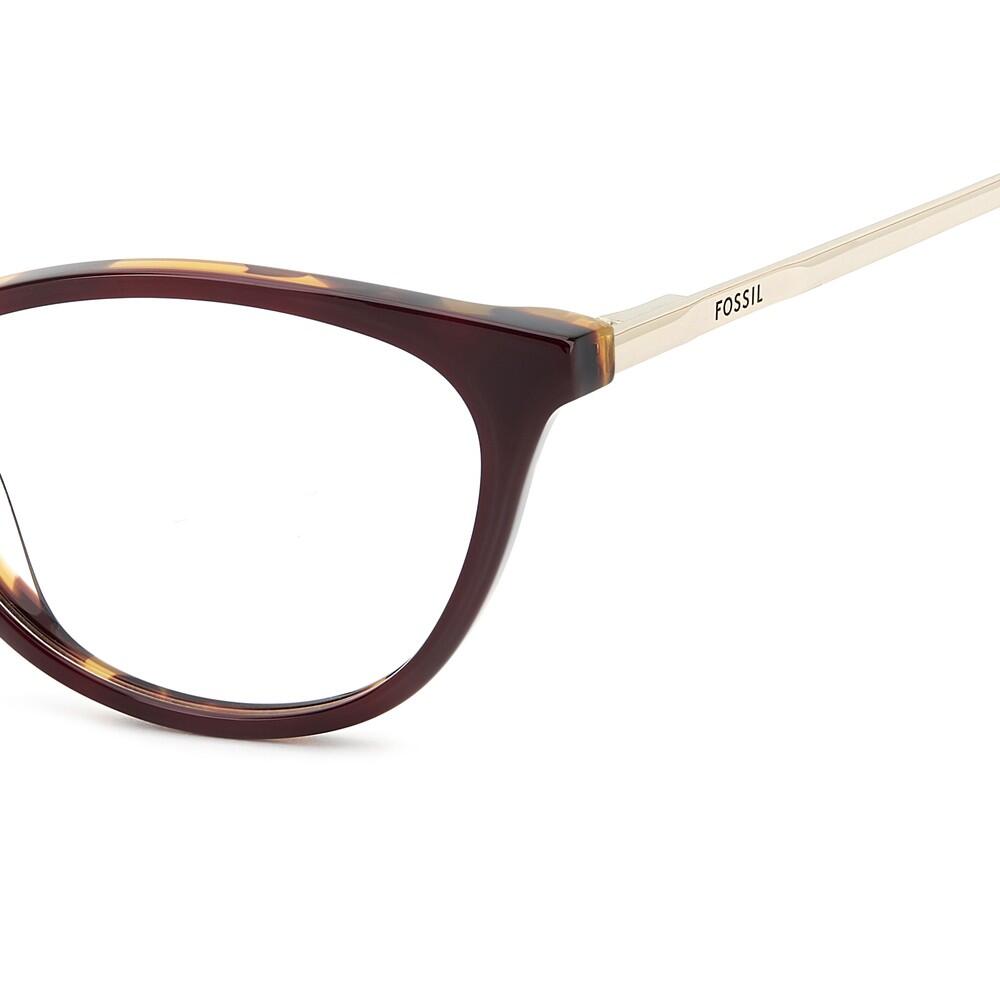 Bril op Sterkte Fossil FOS 7196 YDC van Acetaat Dames 52 mm 3/3