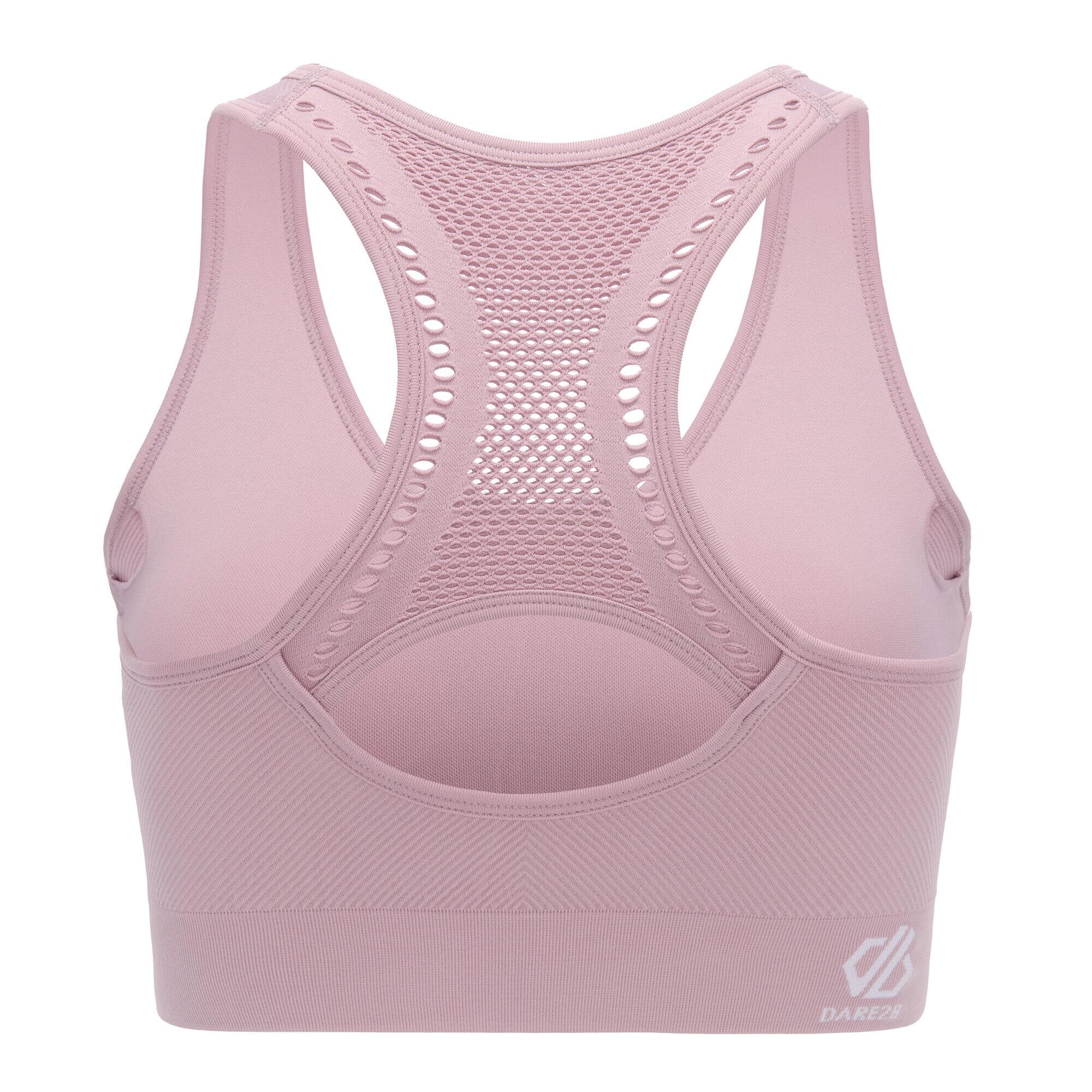 Brassière De Sport Unie REACT Femme (Mauve) 4/5