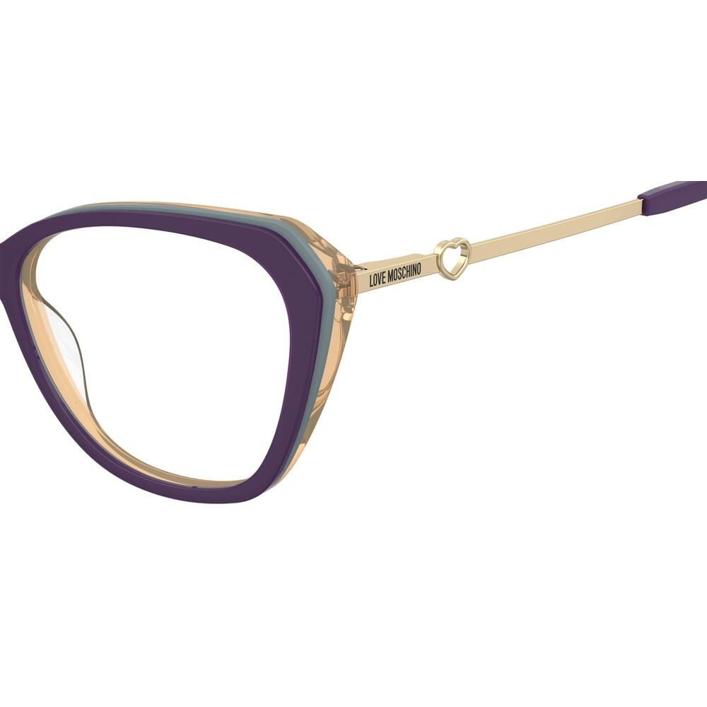 Lunettes de Vue Love Moschino MOL653 6WY en Acétate Femme 56 mm 3/3