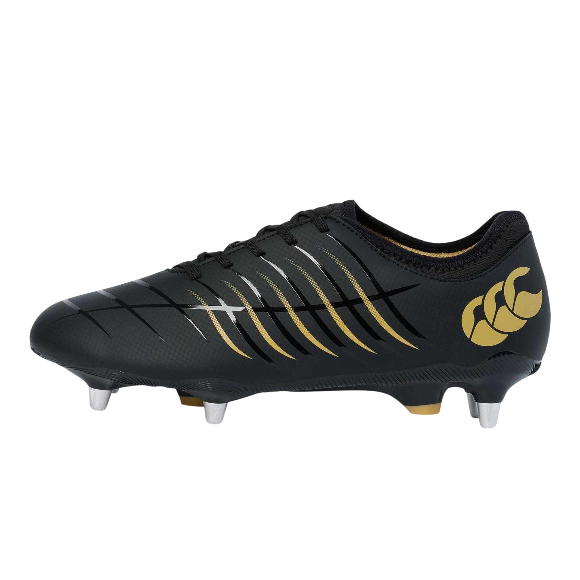 Chaussures De Rugby Pour Terrain Souple PHOENIX TEAM Homme (Noir / Doré) 2/2