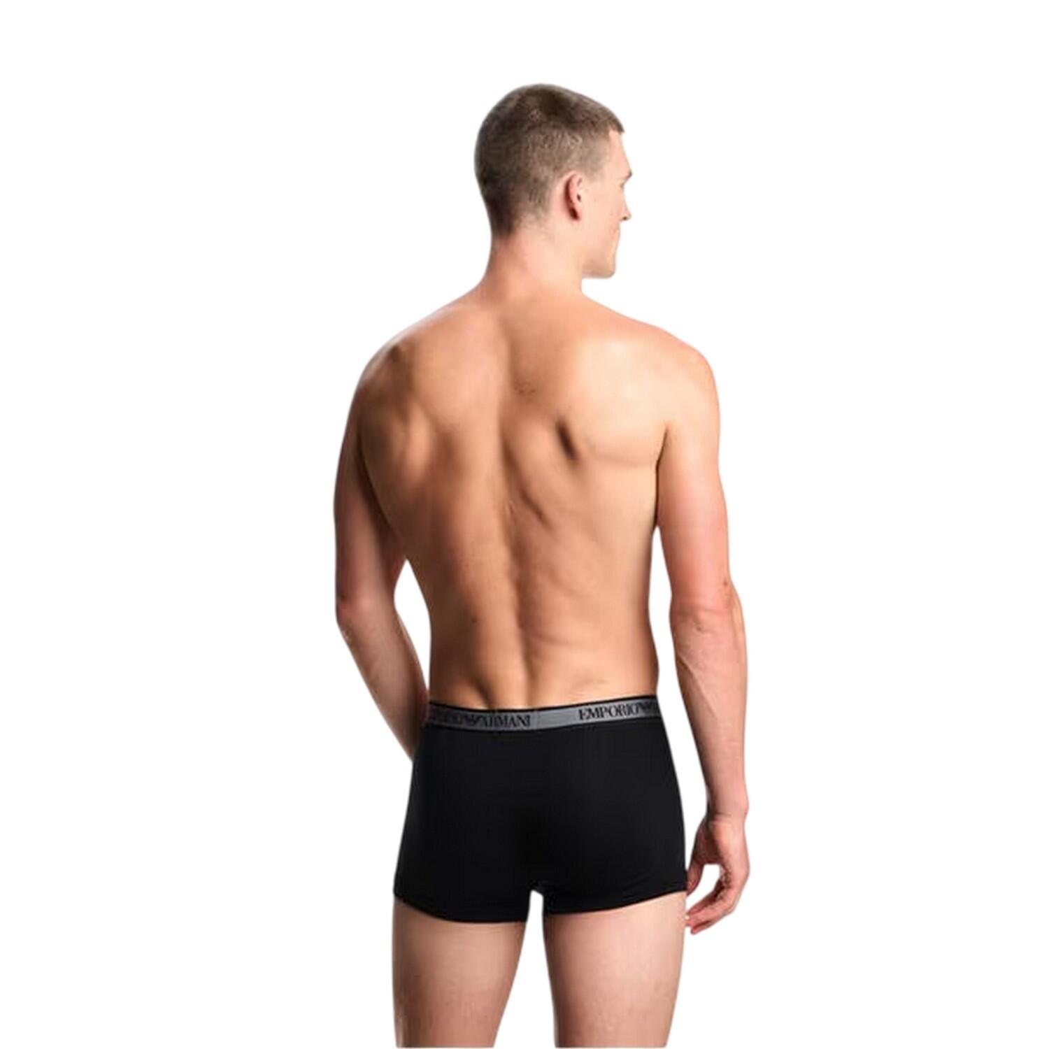 Boxer Con Marchio Uomo Misura Confezione 3 Emporio Armani Core Nero Nero 2/4