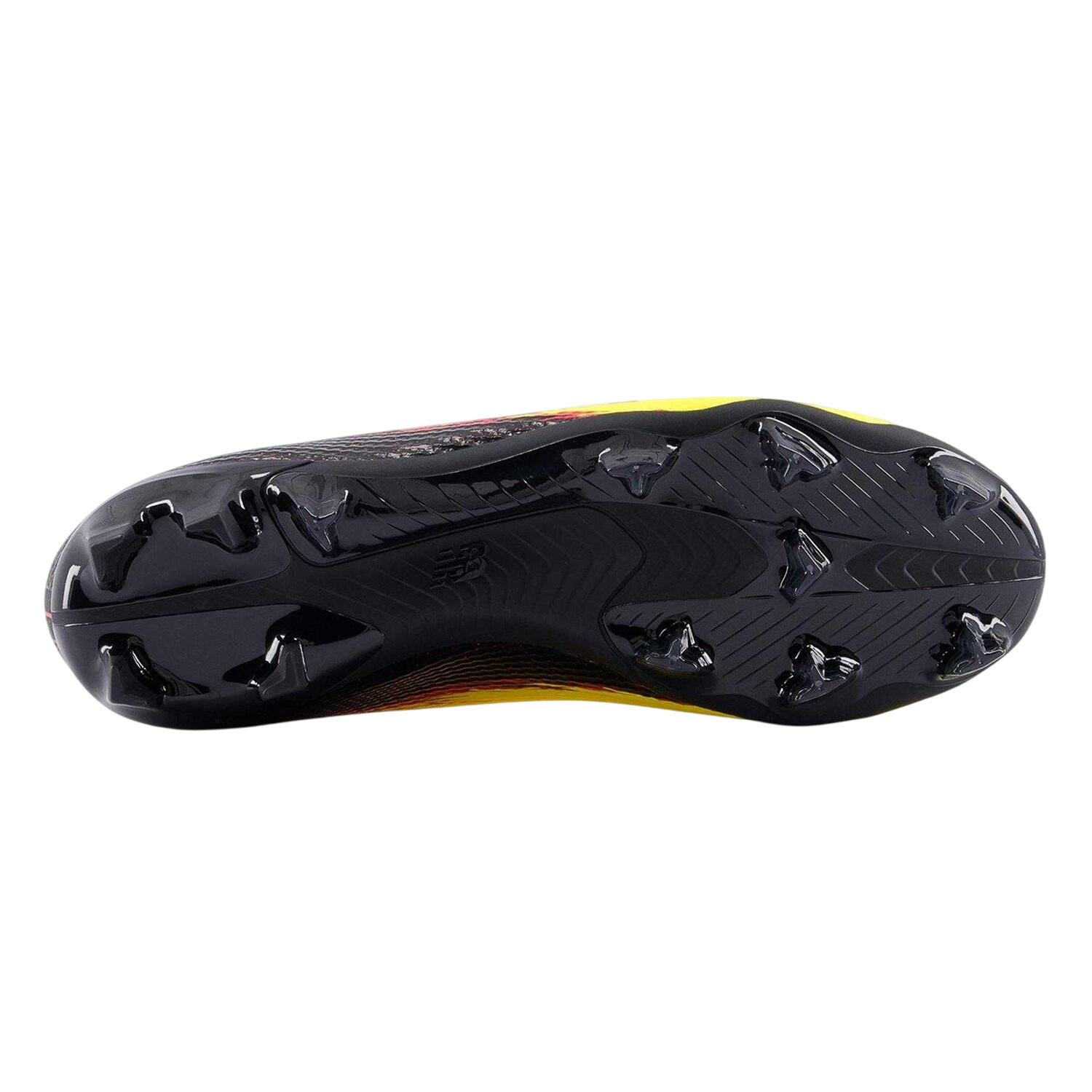 Chaussures De Foot Pour Terrain Ferme FURON TEAM FG V8 Homme (Jaune / Noir) 4/4