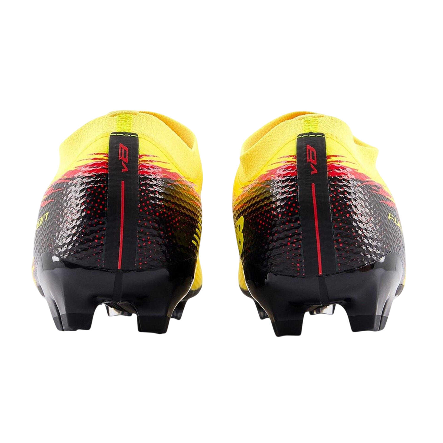 Chaussures De Foot Pour Terrain Ferme FURON TEAM FG V8 Homme (Jaune / Noir) 2/4