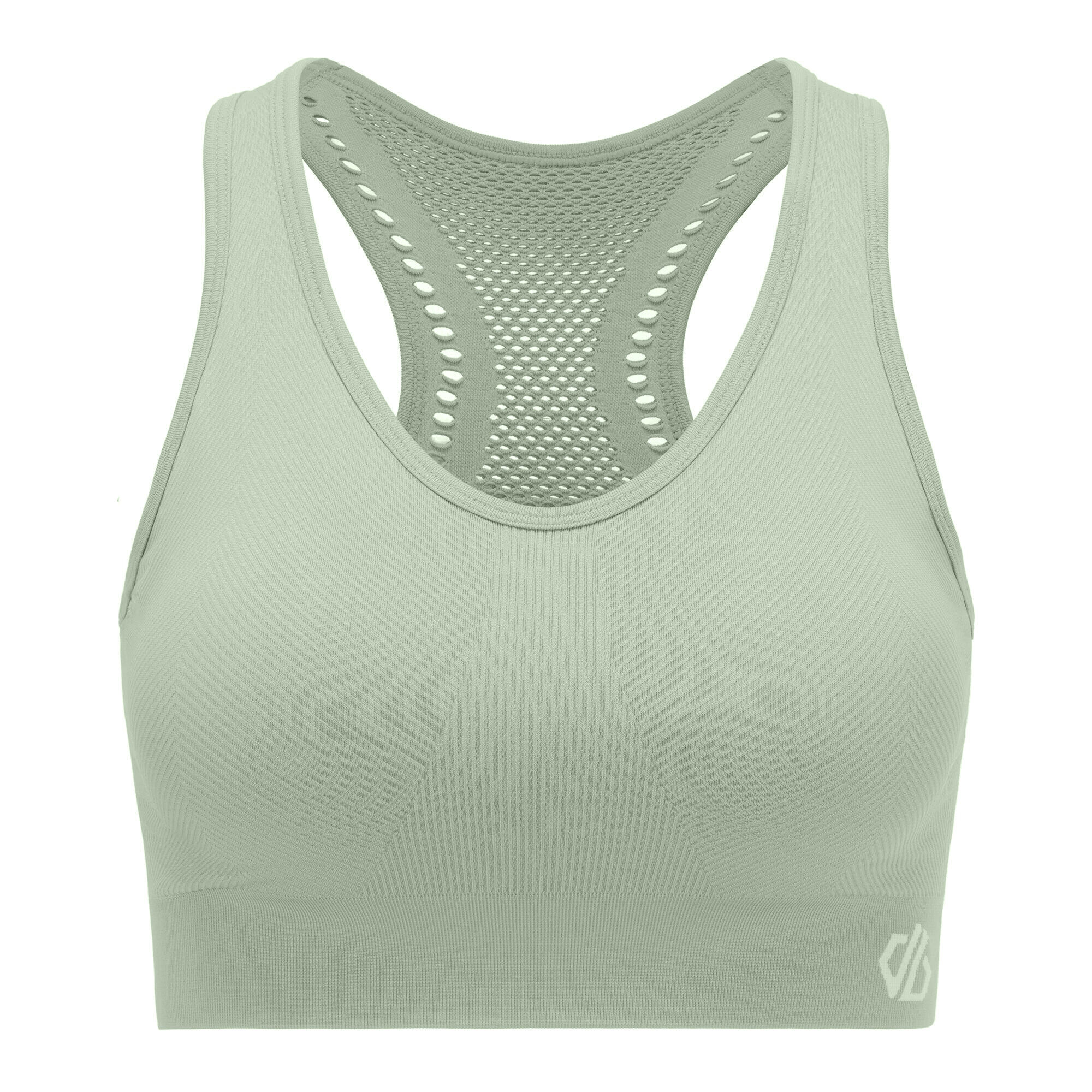 Reggiseno Sportivo Donna Dare 2B React Verde Ghiacciaio 3/5