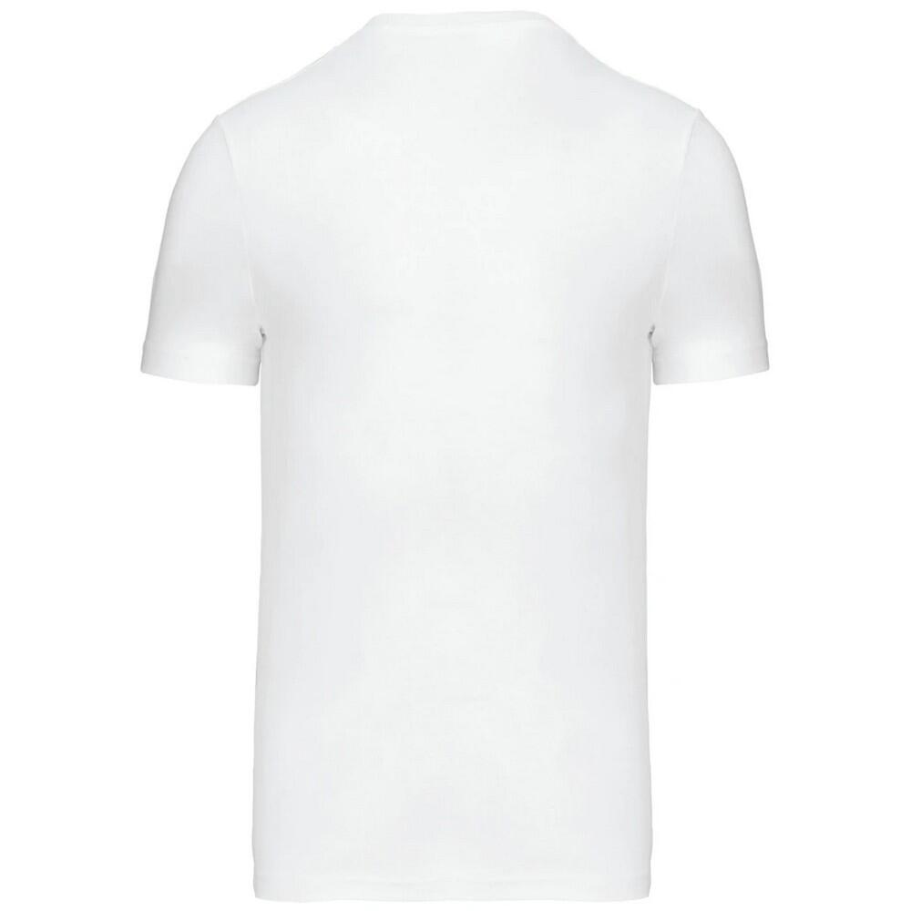 Tshirt À Manches Courtes Coupe Cintrée Pour Homme (Blanc) 2/3