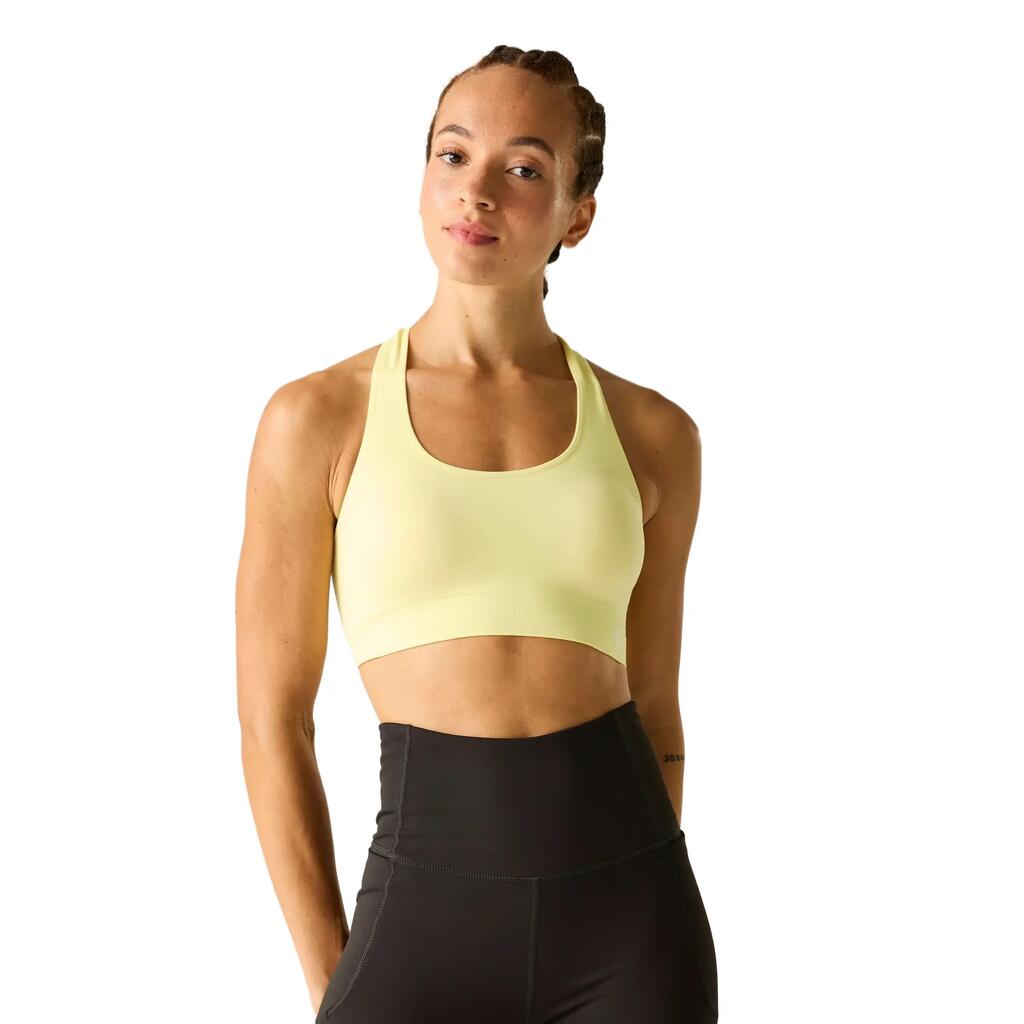 Womens/Ladies Dont Sweat It II Sports Bra (Wax Yellow)