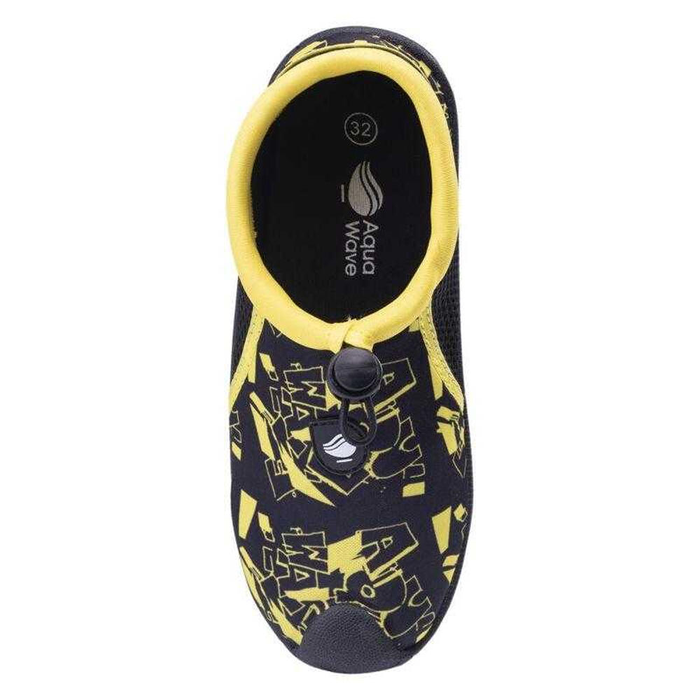 Zapatos de Agua Mareo para Niños/Niñas Negro, Amarillo 4/5