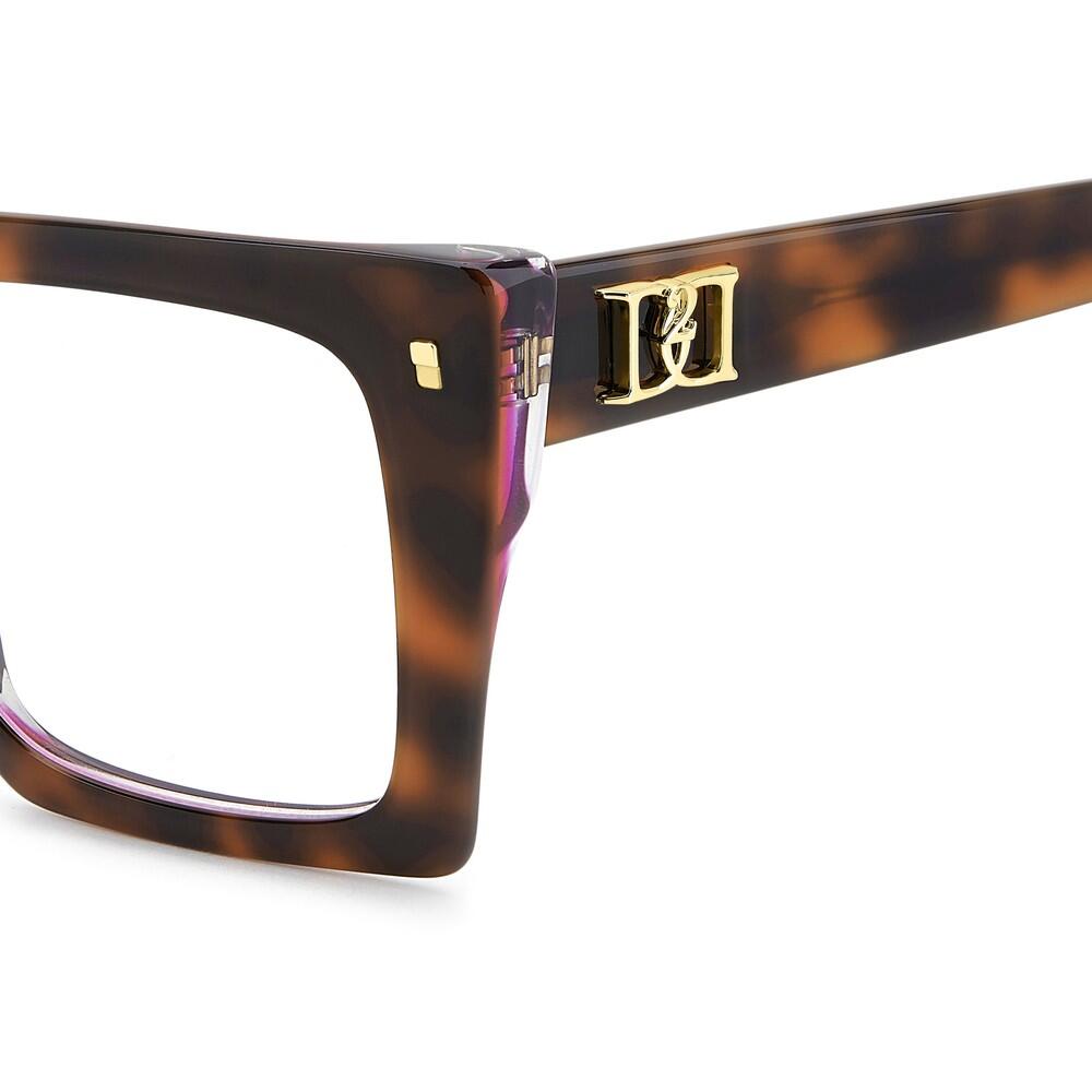 Lunettes de Vue Dsquared2 D2 0211 C4B en Acétate Femme 52 mm 4/4