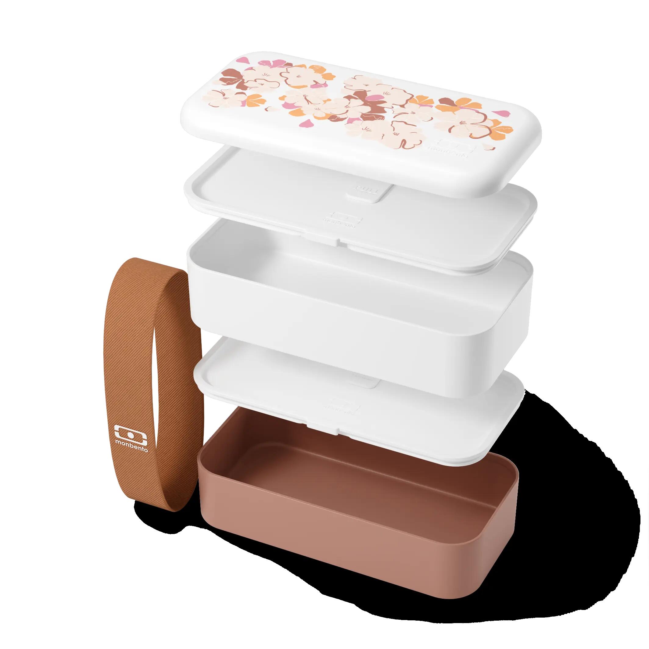 Lunch box 2x500ml - 1L|Adult|Office, picnic|Made in France|Original 3/4