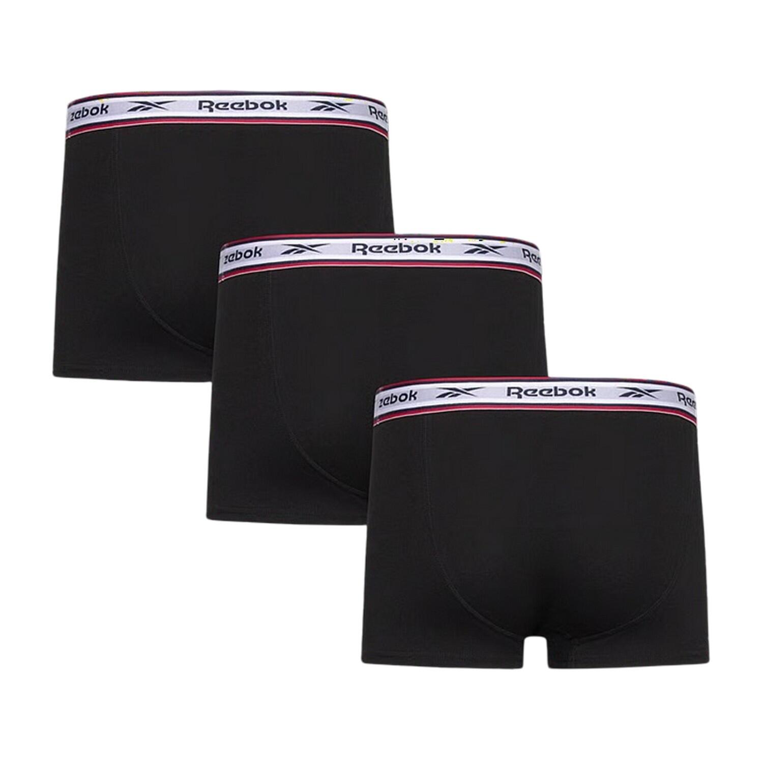 Mens Boxer Shorts (Pack of 3) (Black) 2/7