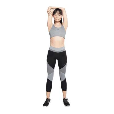 Reggiseno Sportivo Swoosh DriFIT Donna Nike Grigio