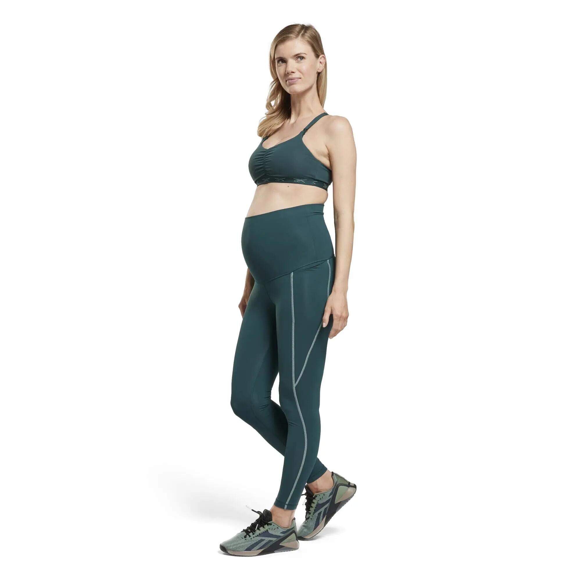 Reggiseno Sportivo Donna Reebok Verde Foresta 4/5