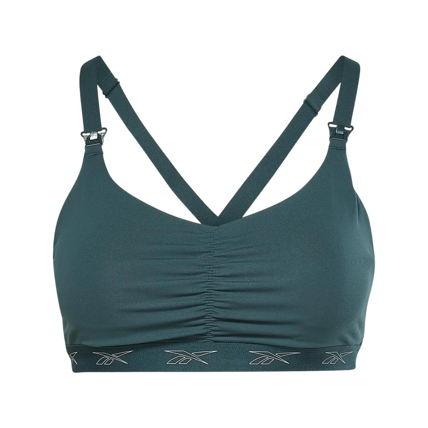 Reggiseno Sportivo Donna Reebok Verde Foresta 2/5