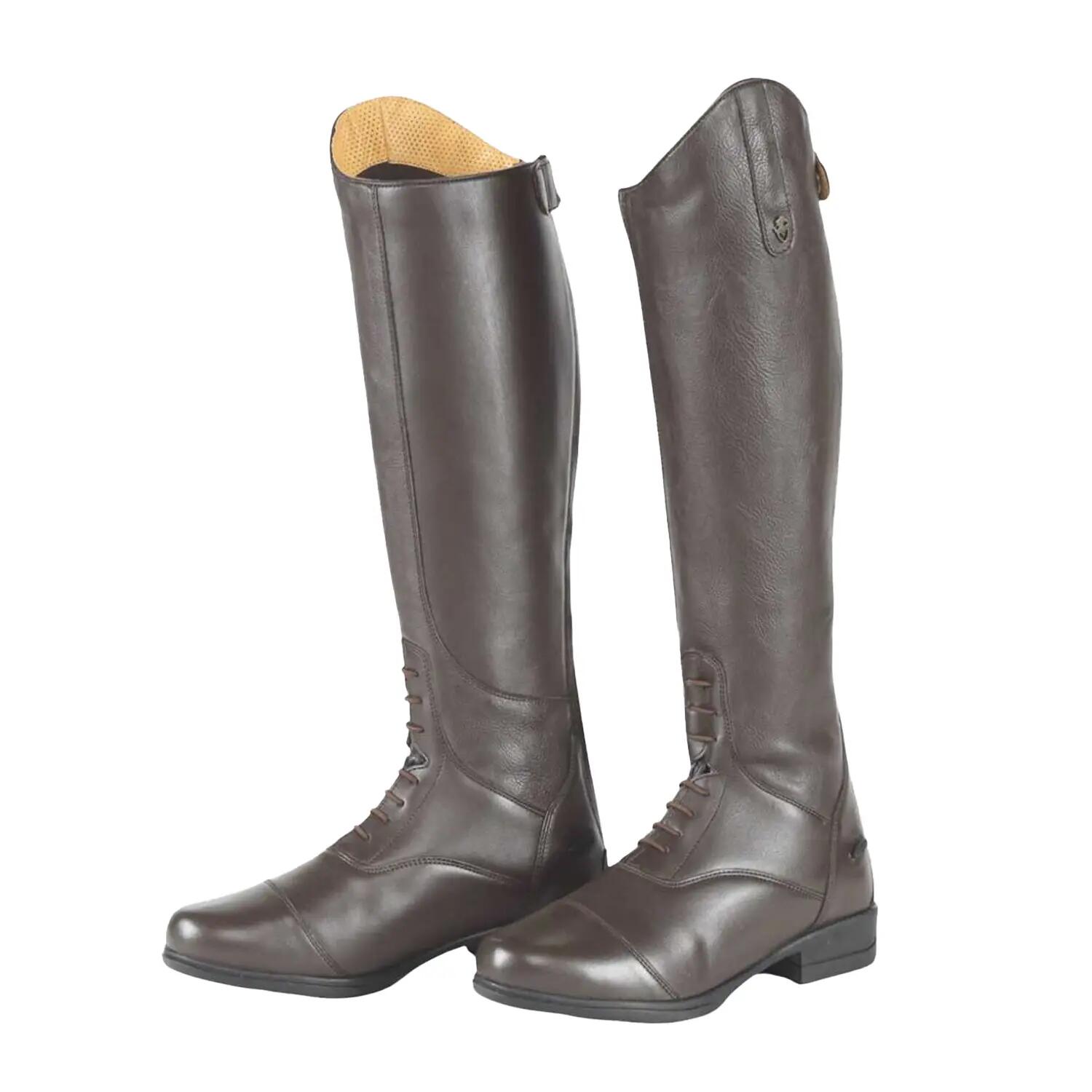 Stivali Da Equitazione Pelle Donna Moretta Gianna Marrone 3/3