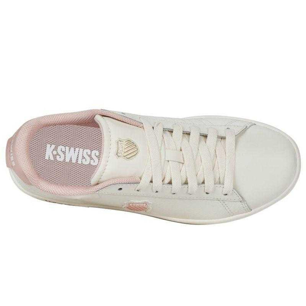 Scarpe Sportive PelleDonna K-Swiss Court Shield II Bianco 4/6