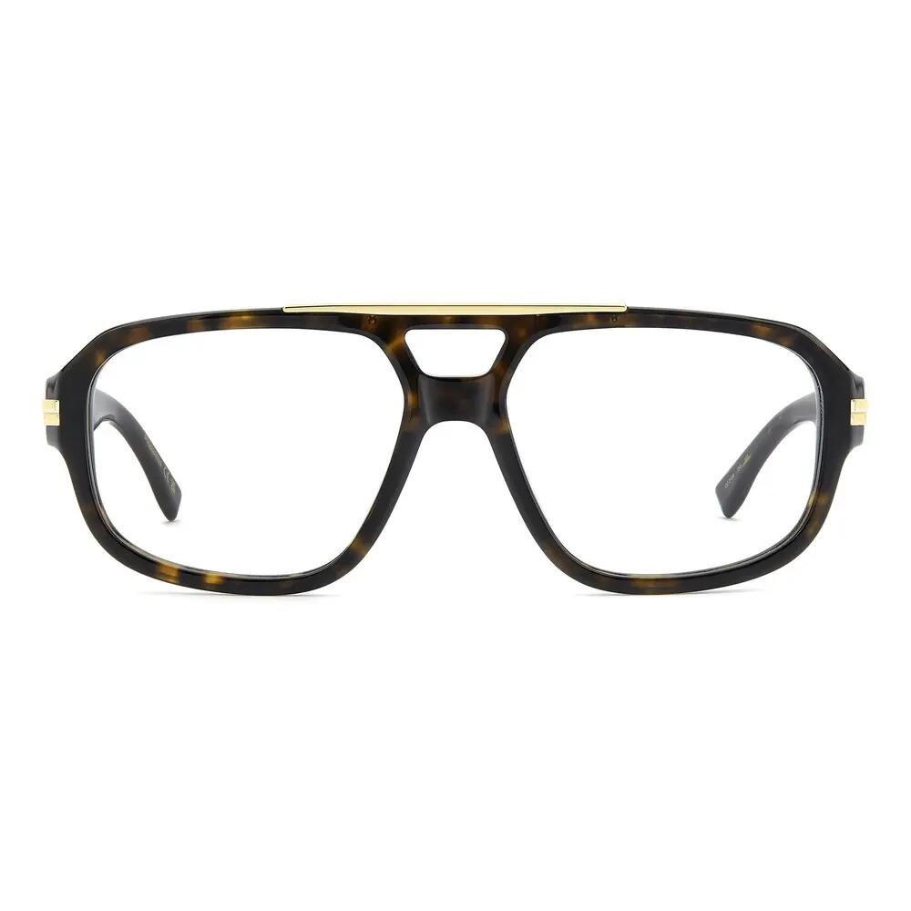 Bril op Sterkte Dsquared2 D2 0199 086 van Acetaat Heren 56 mm 2/3