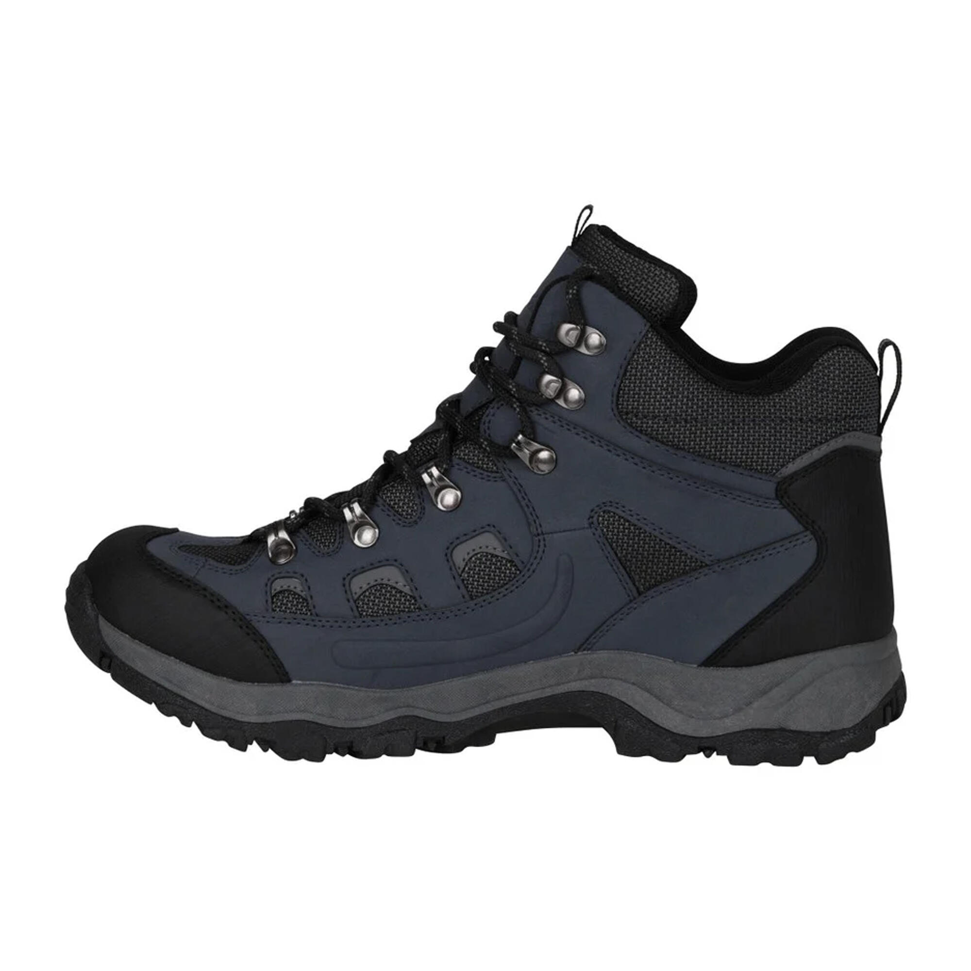 Mens Adventurer Waterproof Hiking Boots (Navy) 3/4