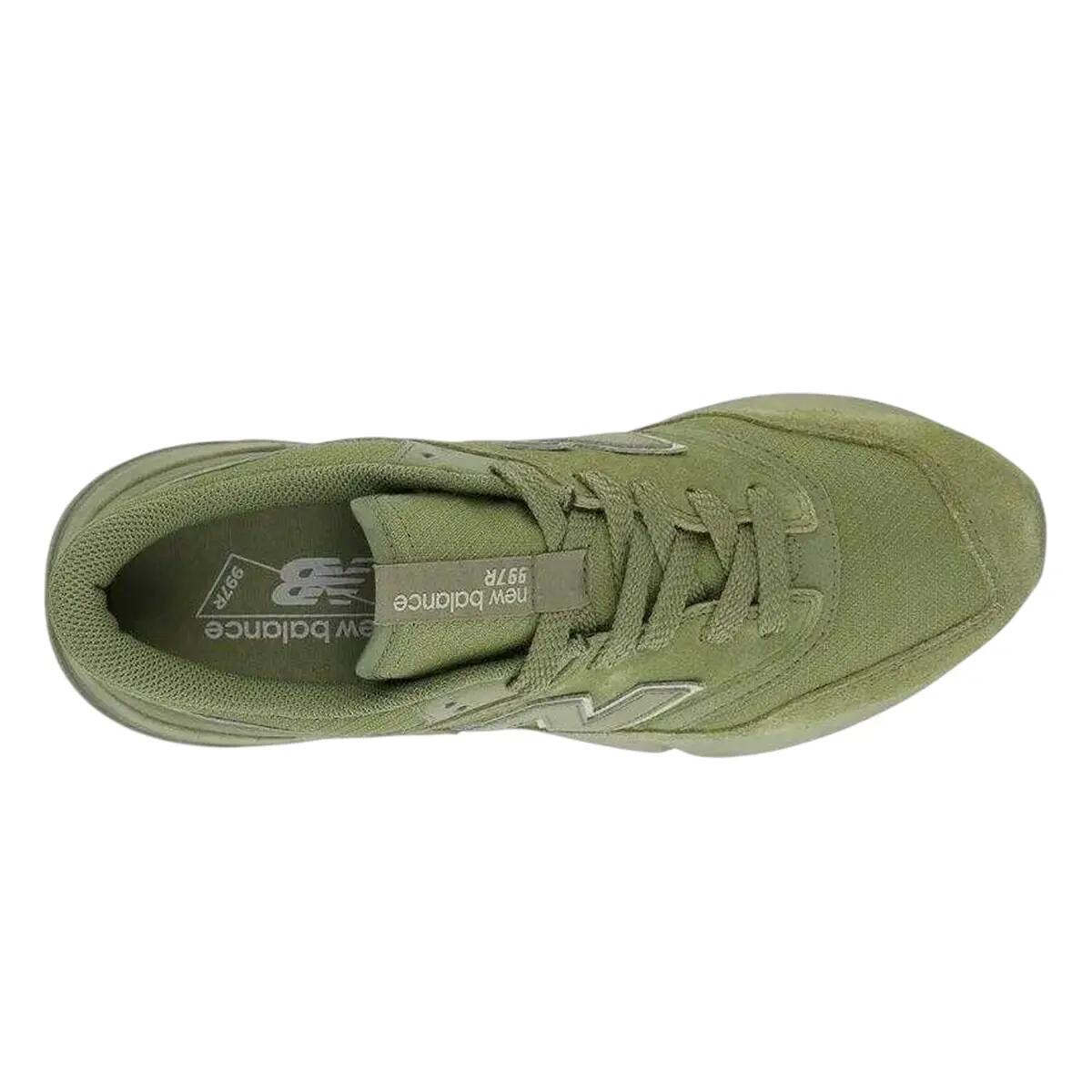 Logo Sneaker für , Wildleder Herren Grün 4/6