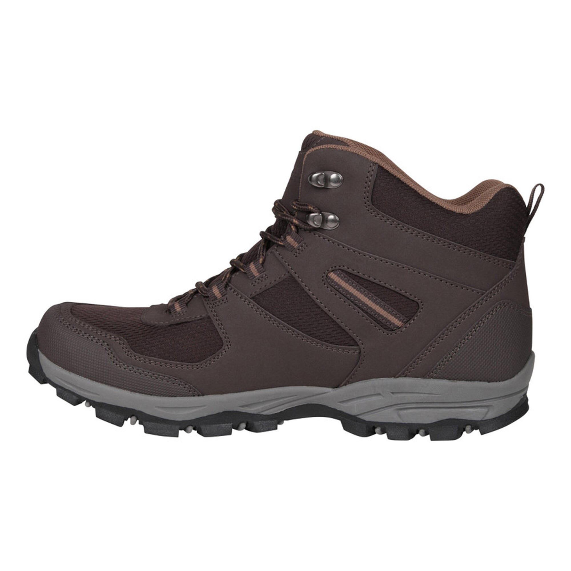 Mens Mcleod Wide Walking Boots (Dark Brown) 3/4