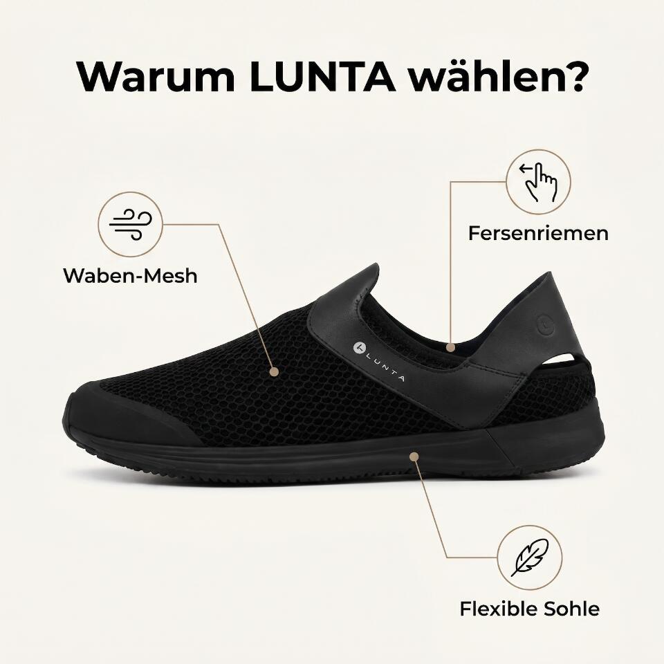 LUHTA Herren Sneaker Slipper Leuto Herren Sommer Schuhe Slip on Freizeitschuh 42 3/7
