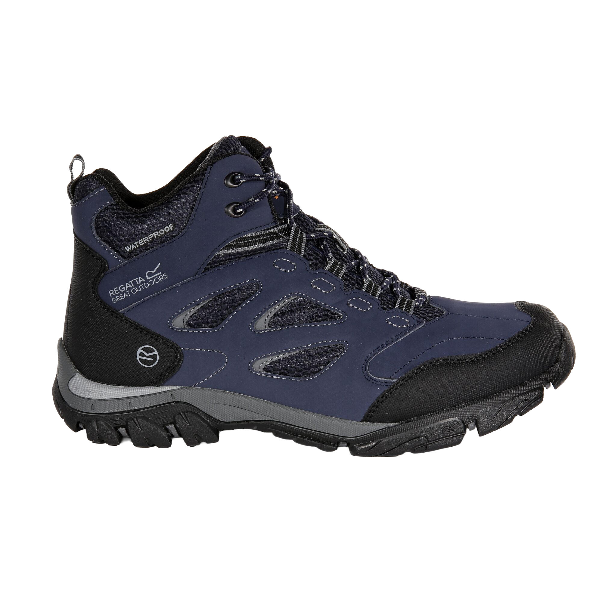 Scarponi Da Trekking Sintetico Uomo Regatta Holcombe Mid Blu Navy Granito 3/5