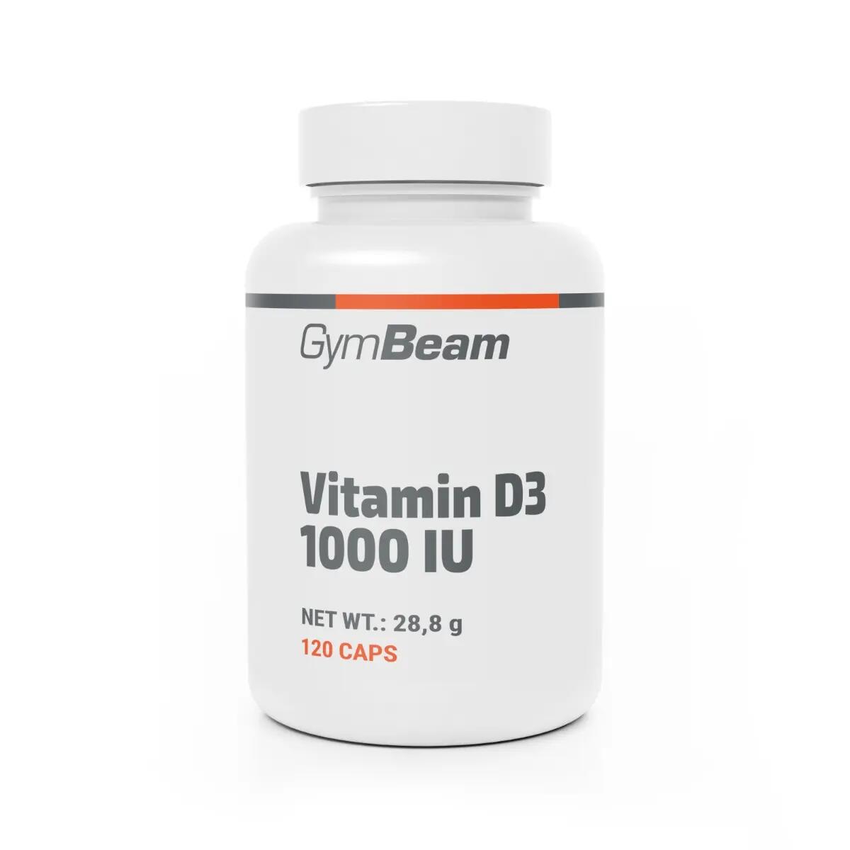 GYMBEAM Vitamín D3 kapsle 1000 IU