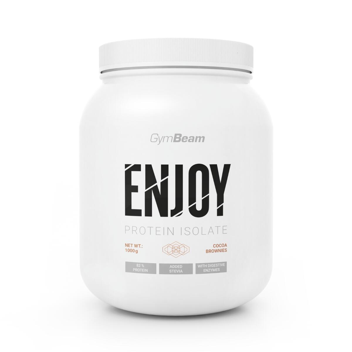 GYMBEAM ENJOY Protein Isolate prášek čokoládové brownies 1000 g