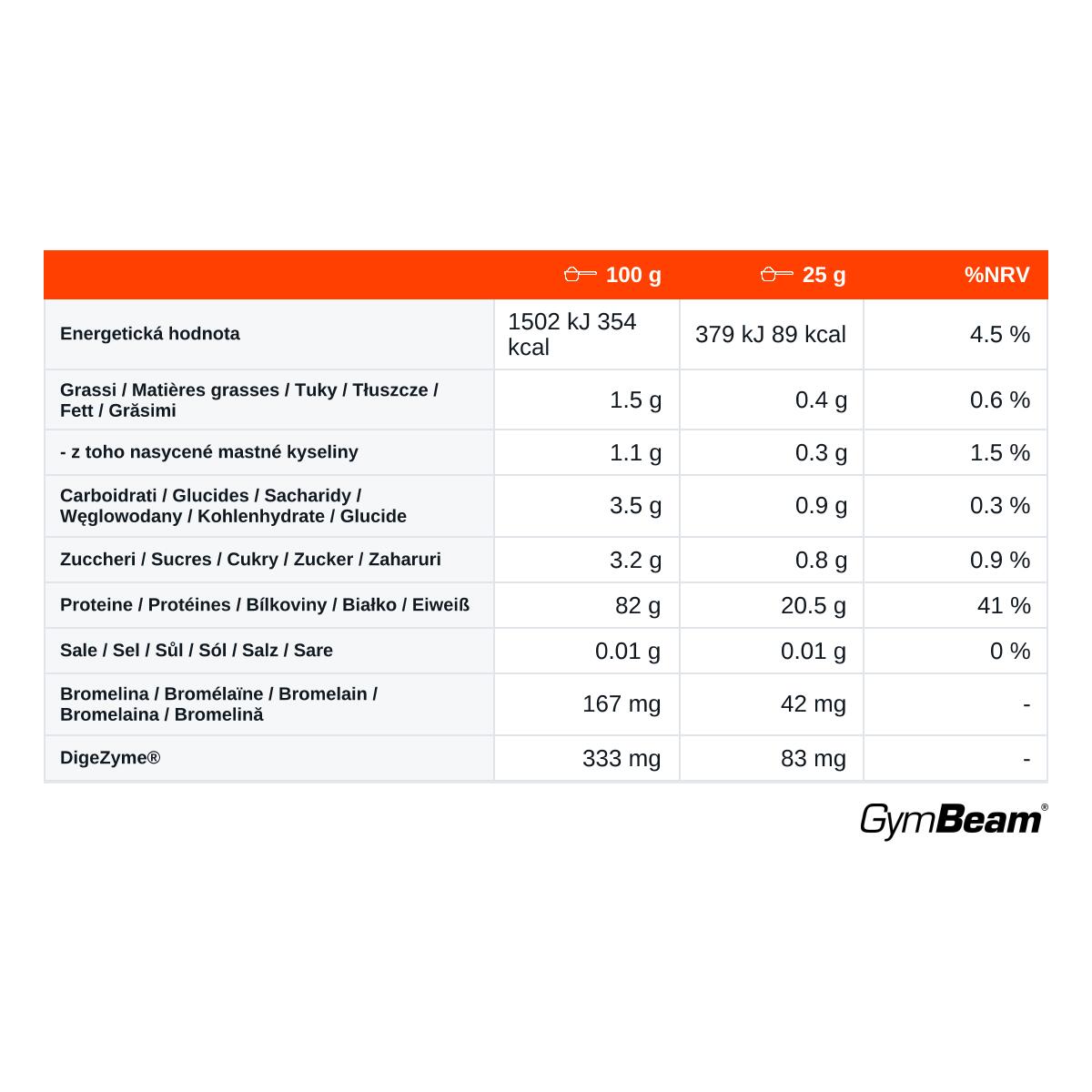 ENJOY Protein Isolate prášek čokoládové brownies 1000 g 2/2