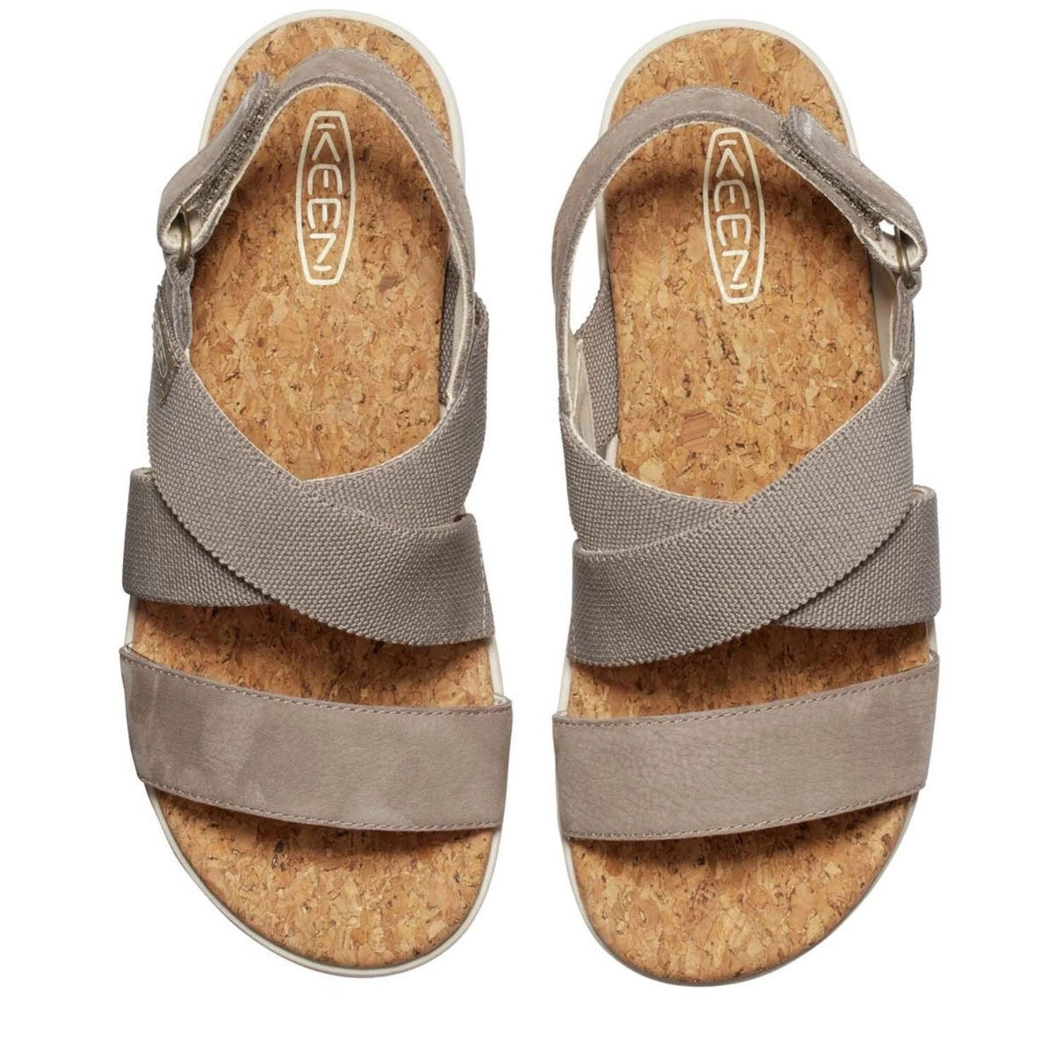 KEEN ELLE CRISS CROSS BRINDLE/BIRCH KE-1028630 Damensandalen 7/7