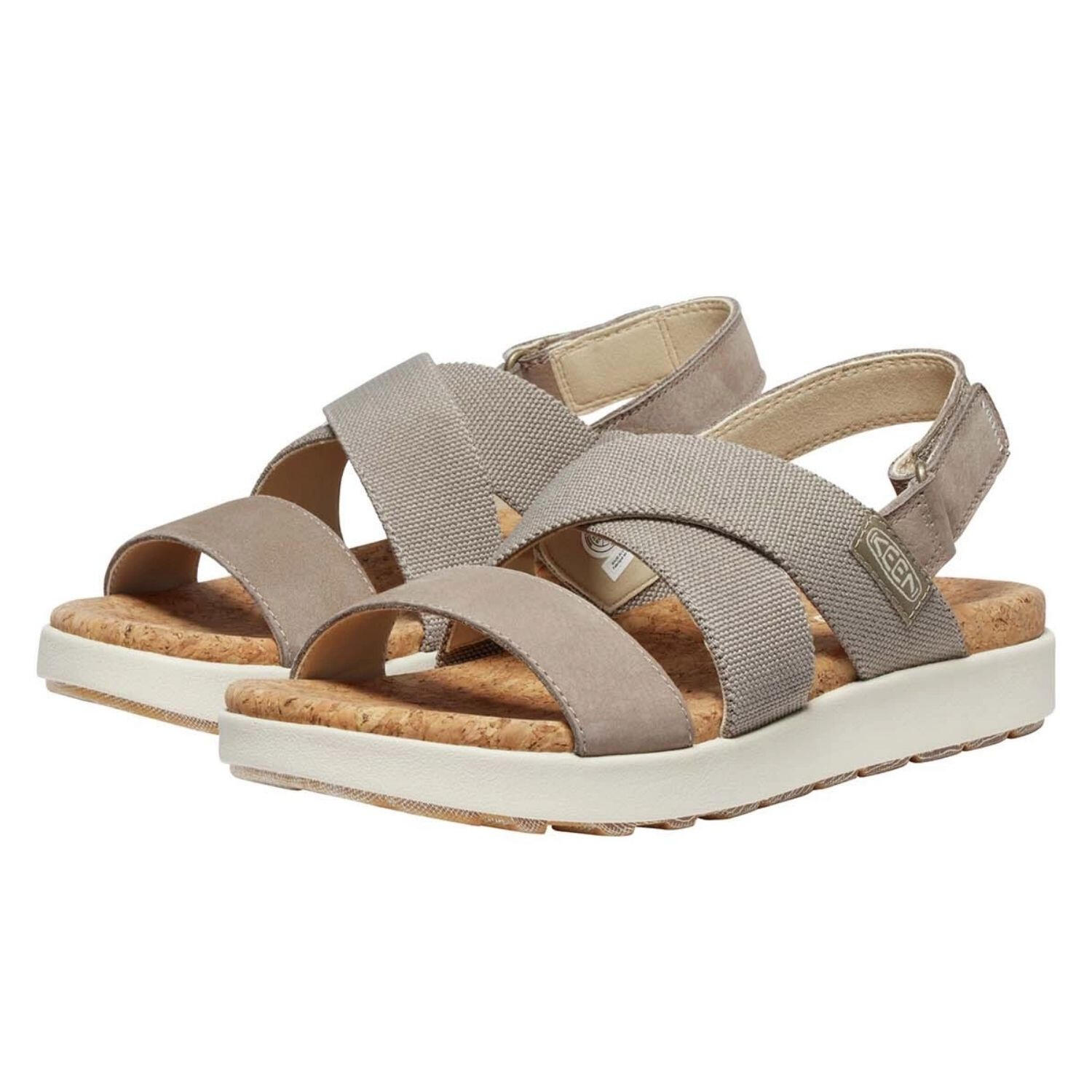 KEEN ELLE CRISS CROSS BRINDLE/BIRCH KE-1028630 Damensandalen 6/7