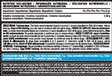 LIFE PRO CREATINE MONOHYDRATE 500G – Micronizado 200MESH, Potencia, Recuperación 2/5