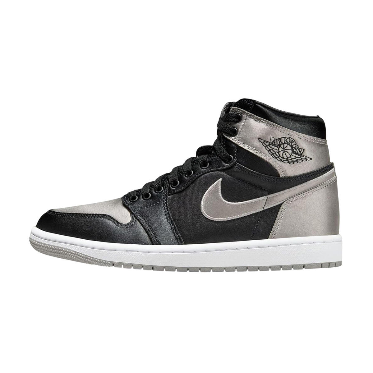 "Air Jordan 1" Sneaker für Damen, Leder Herren Blau/Schwarz/Weiß 3/5