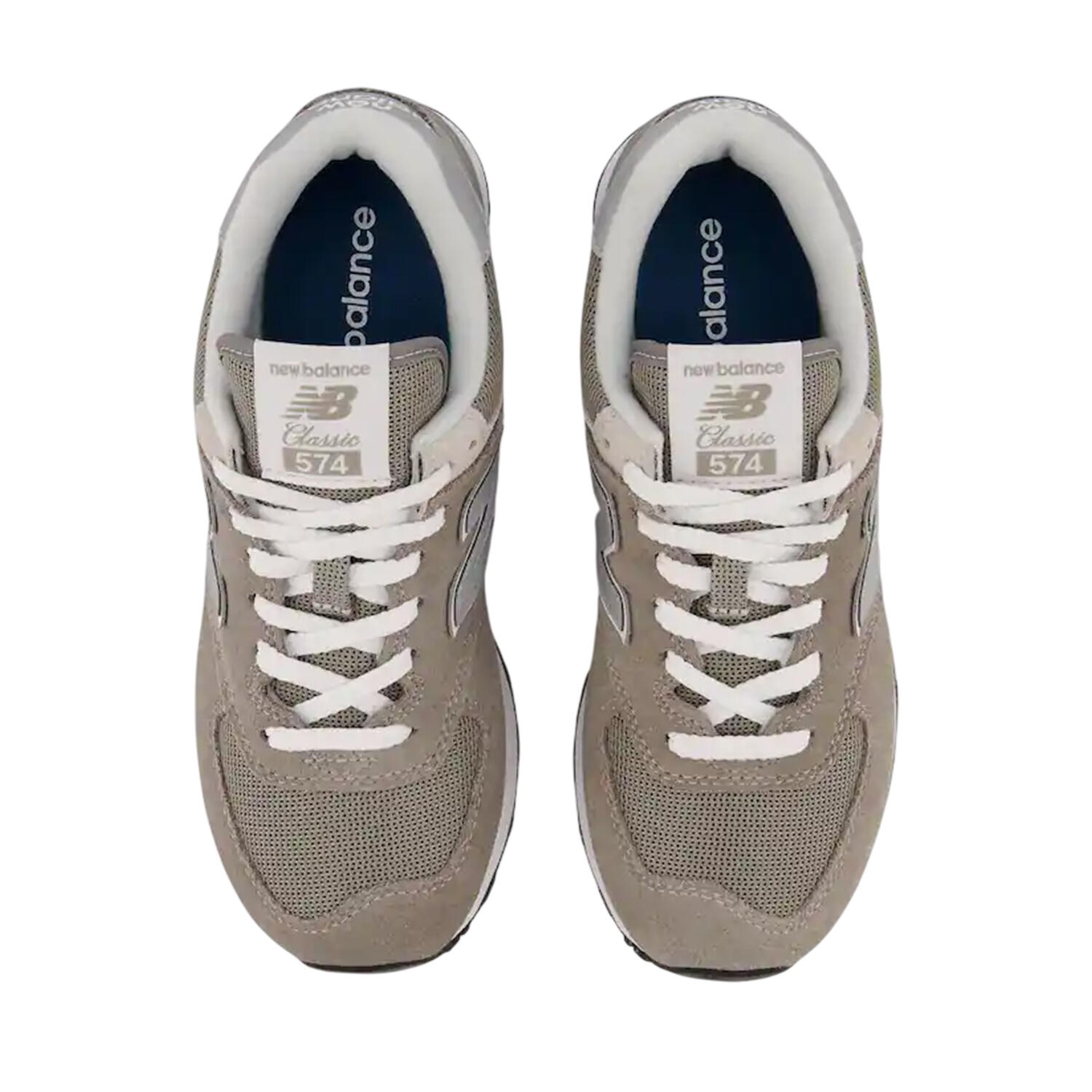 Scarpe Sportive Pelle Scamosciata SpicchioDonna New Balance 574 Grigio 4/7