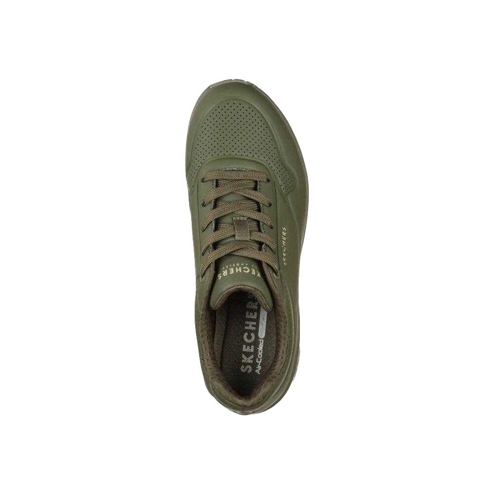 Scarpe SportiveDonna Skechers Uno Stand On Air Verde Oliva 4/7