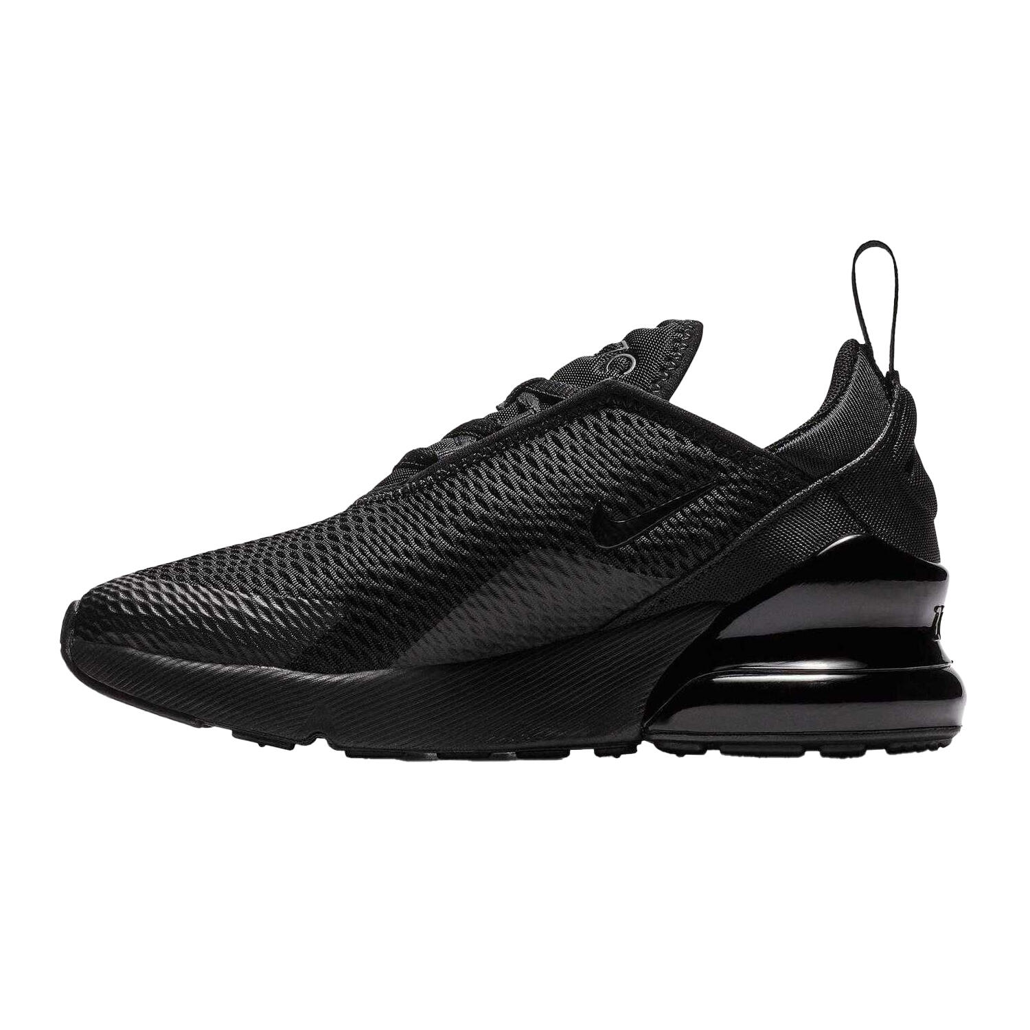 Scarpe SportiveBambini Nike Air Max 270 Triplo Nero 2/4