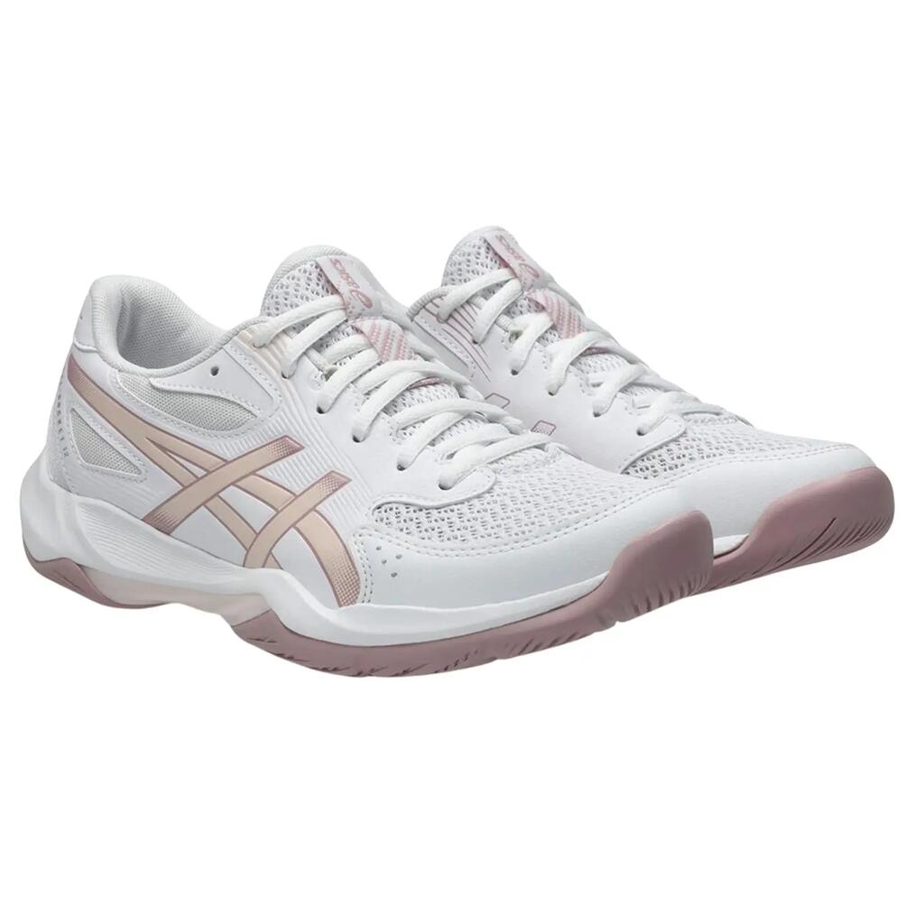 Womens/Ladies Rocket 12 Netball (White/Pink)